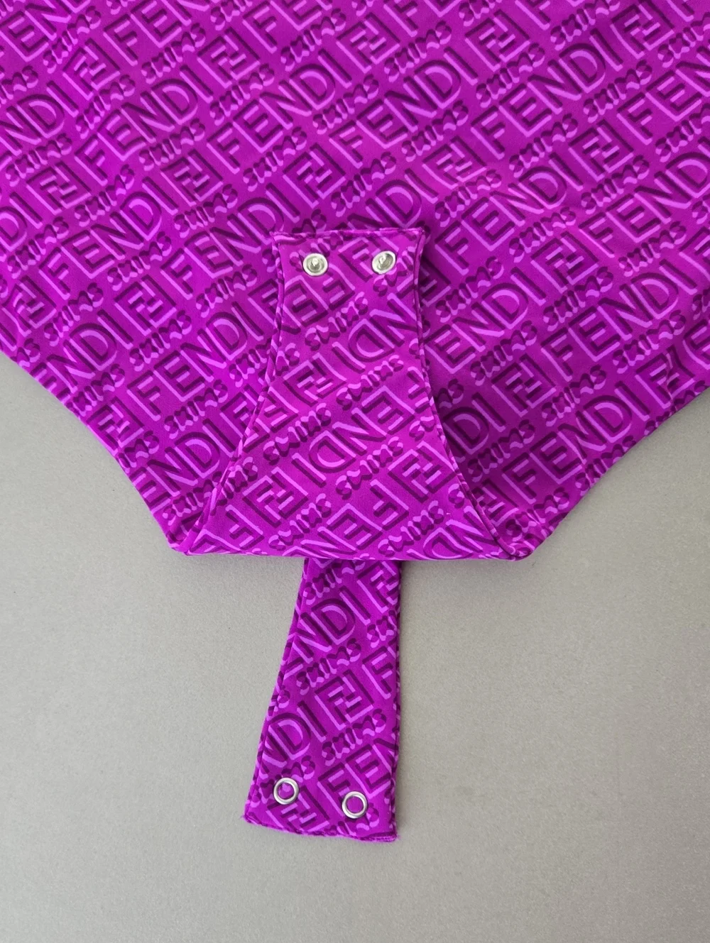 New! Bright Magenta-pink Fendi x SKIMS High Neck Bodysuit Size S